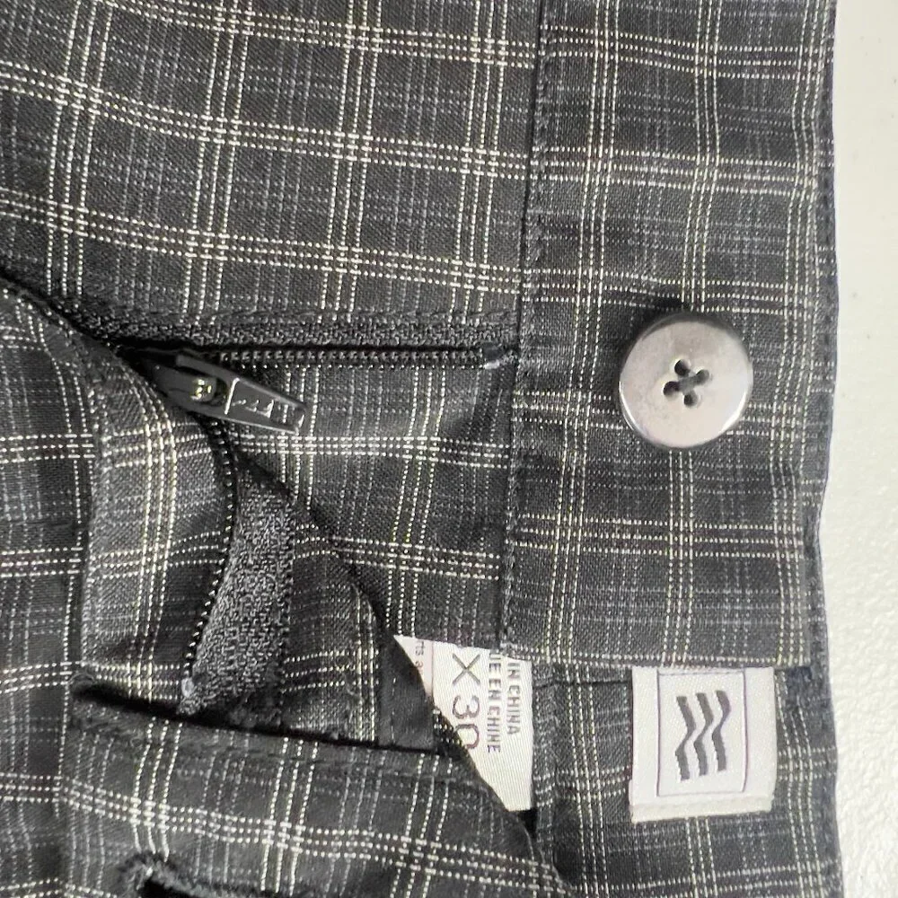 Adidas Mens Plaid Straight Pants Size 36X30